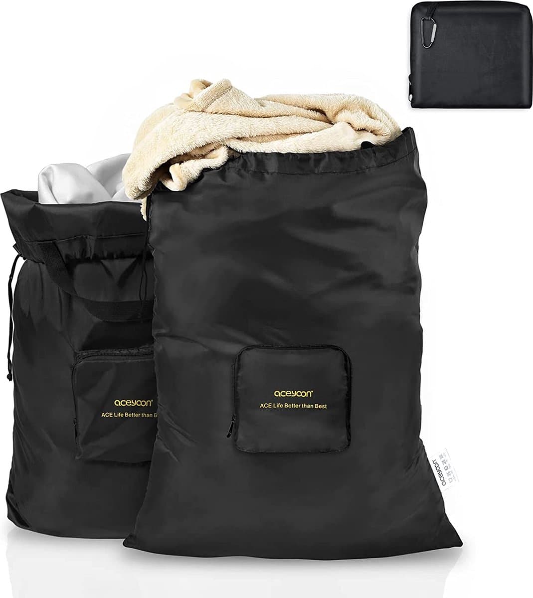 Waszak – ruime waszak – grote waszakken – laundry bags – laundry bag — afbeelding 1