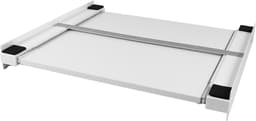 Tussenstuk wasmaschine droger Paulo, aluminium model met XL werkblad — thumbnail 2