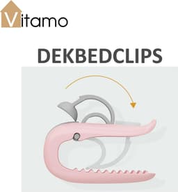 Stevige Dekbedclips - Dekbed Knijpers - Klemmen - Clips - Dekens - Lakens - 4 STUKS - Groen — thumbnail 5