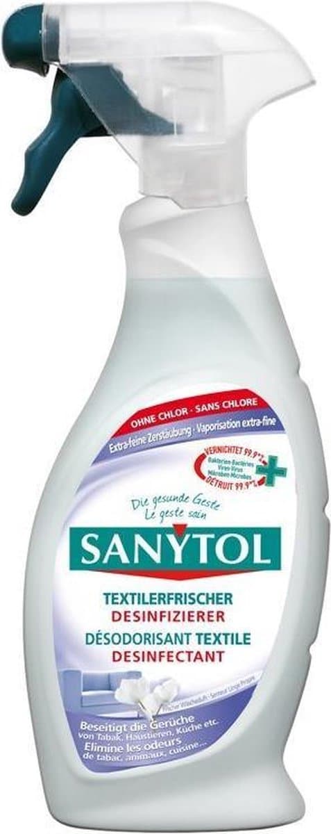 Sanytol Desinfecterende textielverfrisser - 500ml - Antibacterieel — afbeelding 1