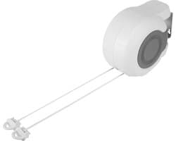 Retractable Wall Mounted Clothesline - 13m Rope - Easy Installation - Indoor Outdoor Clothes Drying
