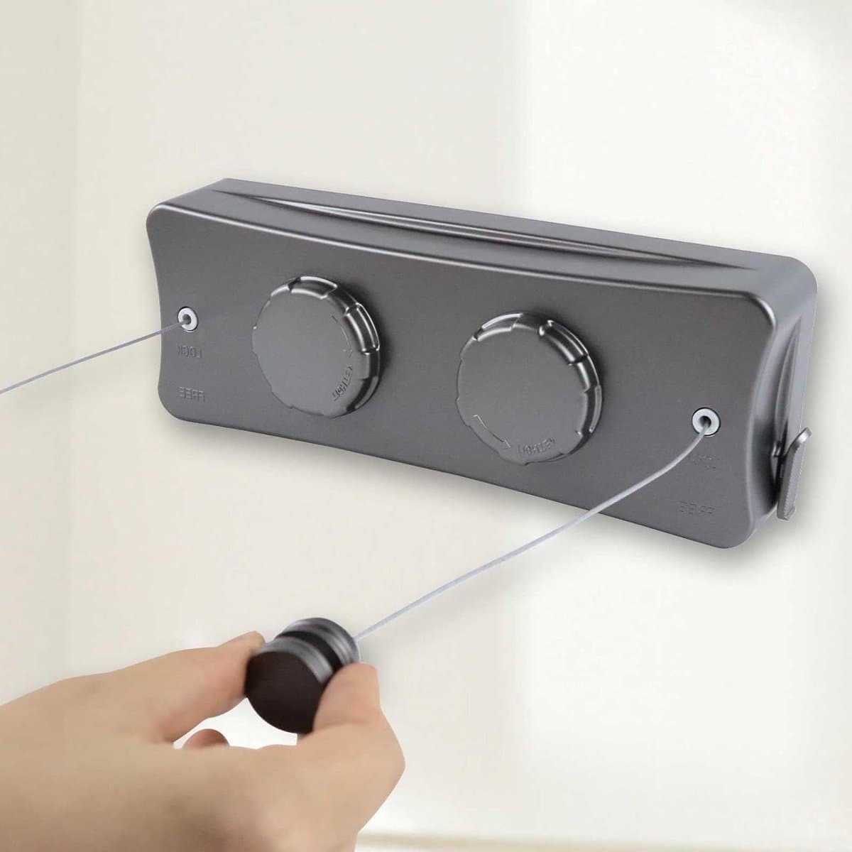 Extendable Wall Clothesline - 5.1m Extra Strong - 22kg Capacity - Balcony Accessories - Camping — afbeelding 1
