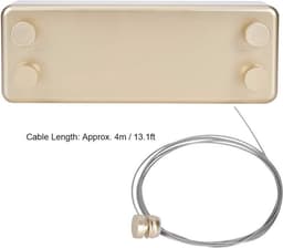 Retractable Dual Lines Indoor Clothesline - Clothes Drying Line for Hotel Home Balcony Bathroom - 4m/13.1ft(02) — thumbnail 5