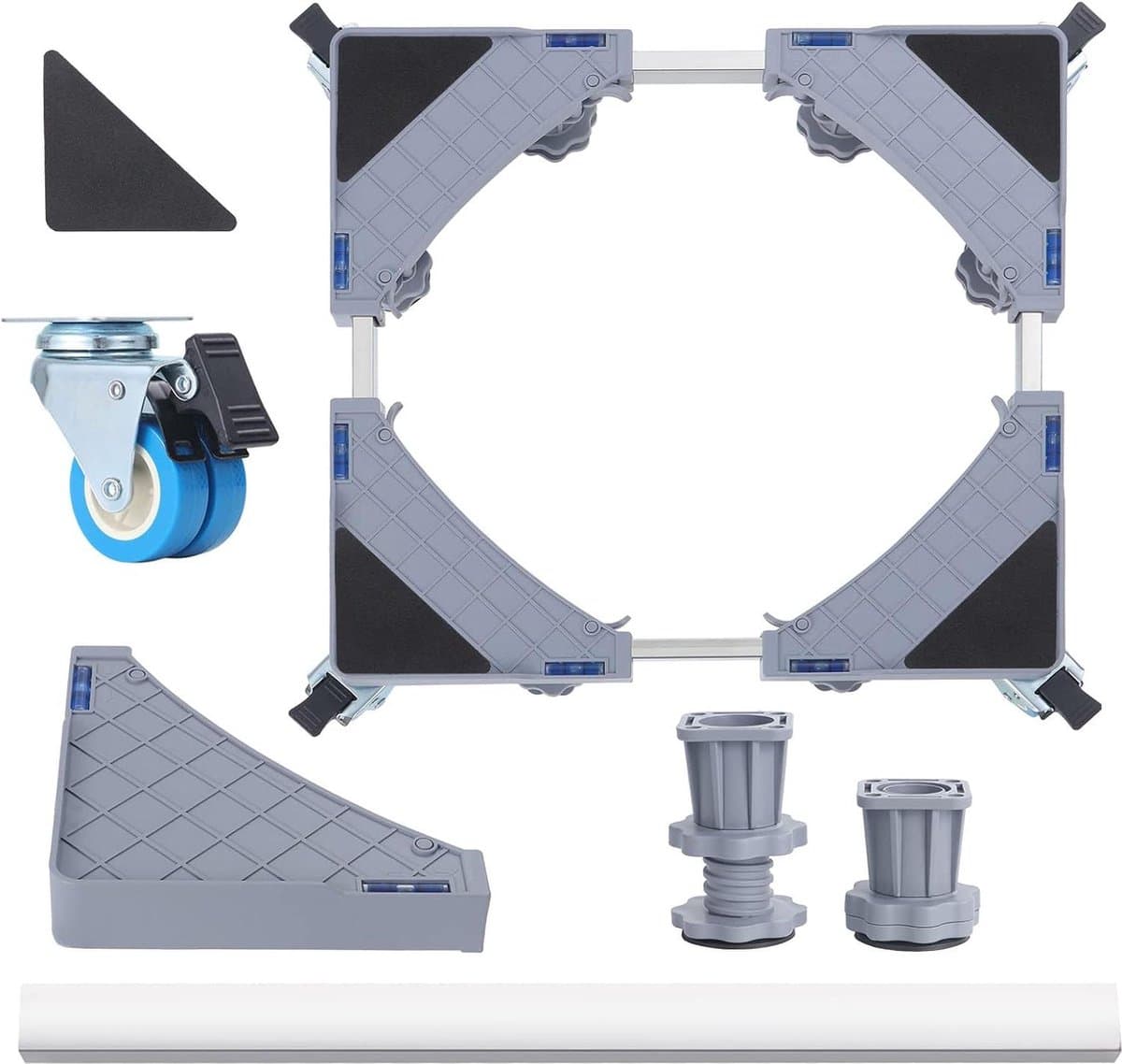 Washing Machine Stand - Adjustable Dryer Stand with 4 Heavy Feet - Increase 18cm/7inch Height - Max Load 400kg - Base Stand for Refrigerator - Household Appliances - Moendergo — afbeelding 1