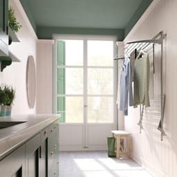 Wanddroogrek Wall Plus - aan de muur gemonteerd - verticaal wasrek - aluminium en staal Wanddroogrek — thumbnail 4