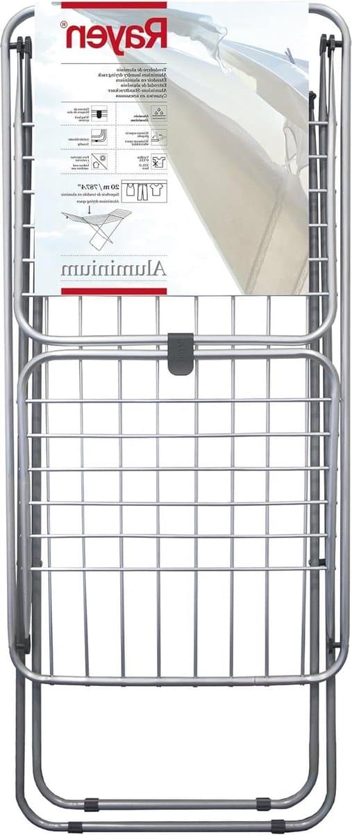 Droogrek 177x55x92 cm van Rayen - Groen - Aluminium - Opvouwbaar — afbeelding 1