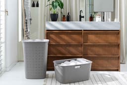 Curver Softex Wasmand met Deksel 56L - 2 stuks - Taupe — thumbnail 5
