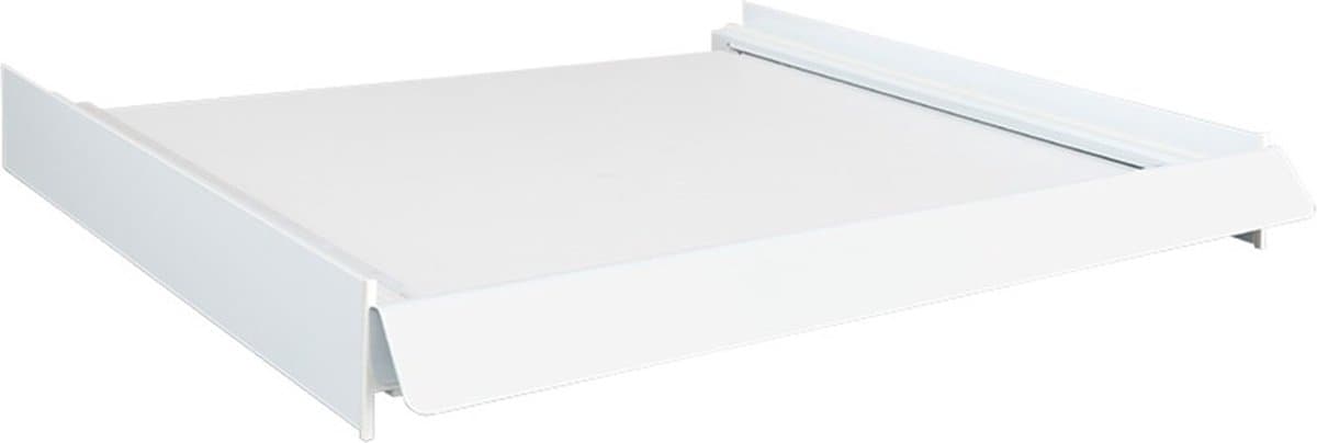 Nedco BV Nedco Combi-Rand met schuiflade De Luxe, met handgreep, aluminium profiel wit — afbeelding 1