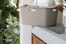 Curver Softex Wasmand - 45 liter - 57x37x27cm - Taupe — thumbnail 3