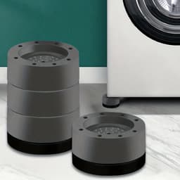 Nivard Wasmachine Verhoger - Koelkast Verhoger - Met Wielen - Wasdroger - Ombouw - 4 Stuks — thumbnail 2