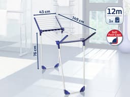 Leifheit droogrek Pegasus 120 Solid Compact - 12 m drooglengte — thumbnail 3