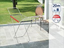 Leifheit droogrek - Classic Siena - 200 Easy - aluminium - 20 m drooglengte — thumbnail 3