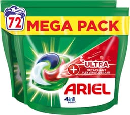 Ariel 4in1 Wasmiddel Pods + Ultra Vlekverwijderaar - 72 Capsules — thumbnail 1