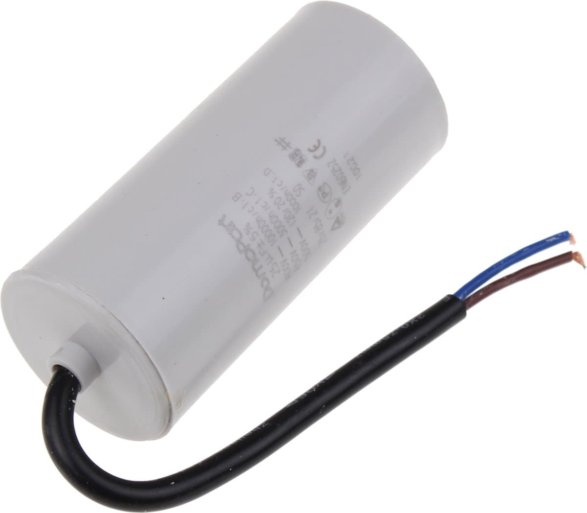 UNIVERSEEL - CONDENSATOR ELECTROL.MET DRAAD 25µF 450 V - — afbeelding 1