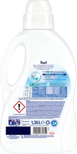Fleuril Vloeibaar Wasmiddel Renew Witte Was 27 Wasbeurten 1,35 liter — thumbnail 2