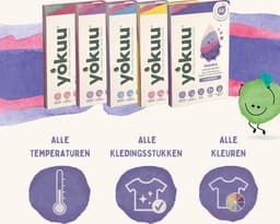 YOKUU Probiotische Wasstrips - 128 Wasbeurten - Lavendel Geur - Reis Wasmiddel - Ultra Geconcentreerd en Voorgedoseerd - Ecologisch Wasproduct — thumbnail 5