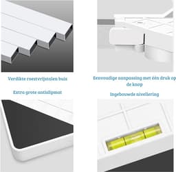 Multifunctionele Wasmachine Verhoger – Onderstel – Verstelbaar in Hoogte – Extra Stevig & Stabiel – 4 Poten– 200kg Belastbaar – Opbouwmeubel — thumbnail 4