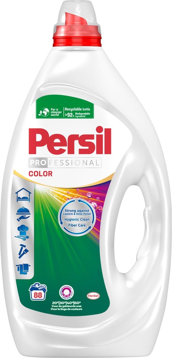 Persil Professional Color - Vloeibaar Wasmiddel - Gekleurde Was - 88 Wasbeurten — afbeelding 1