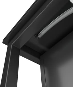 Wasophoogte® Wasmachine verhoger met lade - Wasmachine opbouwmeubel - Wasmachine sokkel - 42cm hoog - Zwart - Universeel - Inclusief Lekbak — thumbnail 2