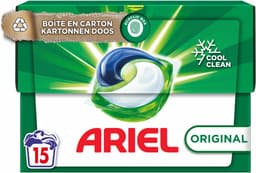 Ariel Original - Wasmiddelcapsules - All-in-1 Pods - Witte en Gekleurde Was - 15 Wasbeurten — thumbnail 4