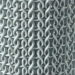 Curver Knit Wasmand - 40 l - set van 2 - Misty Blue — thumbnail 5