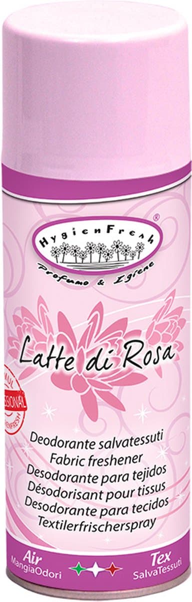 HygienFresh Latte di Rosa textielspray 400 ml — afbeelding 1