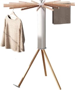 Statief Kleding Airer, Opvouwbare Hoge Capaciteit Kleding Airer, Draagbare Kleding Airer Binnen/buiten, Ruimtebesparend, Balkon, Slaapkamer, Huishouden — thumbnail 1