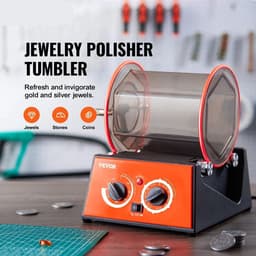Roterende Tuimelaar - 5KG - Sieraden Polijstmachine - Drum Polijstmachine — thumbnail 4