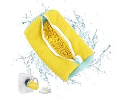 1 stuks Schoenen waszak, sneakers, schoenen voor wasmachine, 39 x 19 cm, schoenwaszak, herbruikbare waszak, met ritssluiting, schoenen waszak, netschoenen waszak voor sneakers