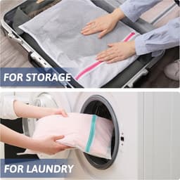 Goodivery ® 10 stuks waszakken, wasnet voor wasmachine, waszak, vuile was, reiskinderen, waszak voor bh, ondergoed, schoenen, babykleding, kussen, knuffels, waszak — thumbnail 3