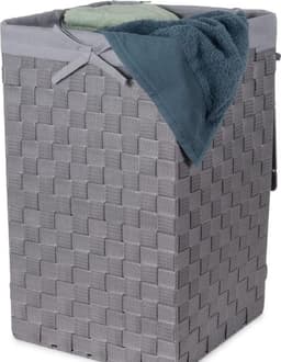 Wasmand Grijs 30 x 30 x H.50 cm - Praktische Opbergmand voor Kleding — thumbnail 2