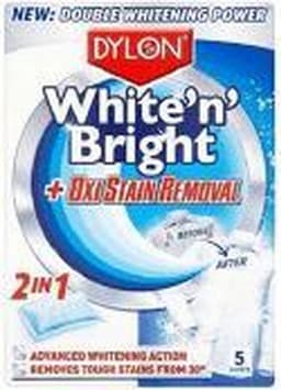 Dylon - Vlekverwijderaar - White & Bright - Superwit & Vlekkeloos - 5 Doekjes — thumbnail 2