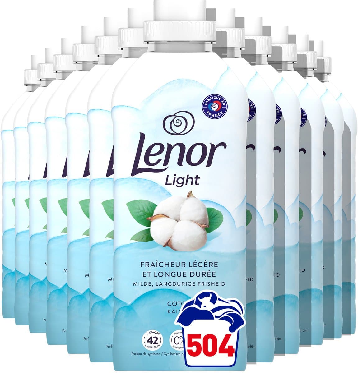 Lenor Wasverzachter Katoen Fris - 12 x 42 Wasbeurten — afbeelding 1