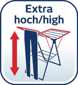Leifheit Classic droogrek 250 Flex - 25 m drooglengte - zwart — thumbnail 4