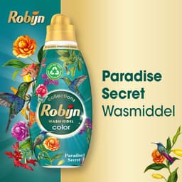 Robijn - Vloeibaar Wasmiddel - Klein & Krachtig - Paradise Secret - 4 flessen - 76 wasbeurten - Voordeelverpakking — thumbnail 4