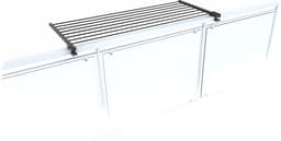 Foxydry Duo 118 cm balkon-droogrek - antraciet - rechthoekige reling — thumbnail 2