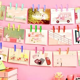 Goodivery ® Creatieve Mini Houten Wasknijpers Set voor Decoratie en Fotoweergave — thumbnail 5