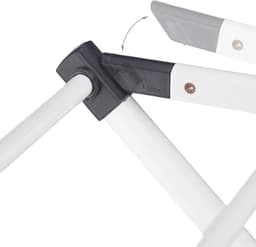 droogrek inklapbaar - tot 25 kg - 105x73x37 cm - staand - wit — thumbnail 4