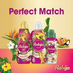 Robijn - Tropical- 4 stuks - 2x wasmiddel + 1 wasverzachter + 1 wasparfum - Voordeelverpakking — thumbnail 2