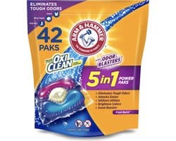 ARM & HAMMER - Plus OxiClean with Odor Blasters 5-in-1 Fresh Burst Laundry Detergent - Wasmiddel - 42 capsules