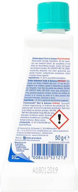 Dr Beckmann Vlekkenduivel Fruit & Drank - 6x50gr - Voordeelverpakking — thumbnail 2
