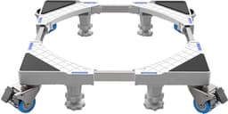 Wasmachine verhoger - Verstelbaar - Universeel - Transportroller - Wasmachine Ombouw - Wasmachinehouder - Wasmachine verhoger op Wieltjes — thumbnail 1