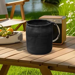 Kledinghouder voor buiten | Zwarte pennenzak | Premium PegBag | Pin Houder Mesh Buiten Organizer | Elastische Wasknijper Quilt Drogen Accessoires Voor Wandelen Picknick Badkamer Backpacken — thumbnail 4