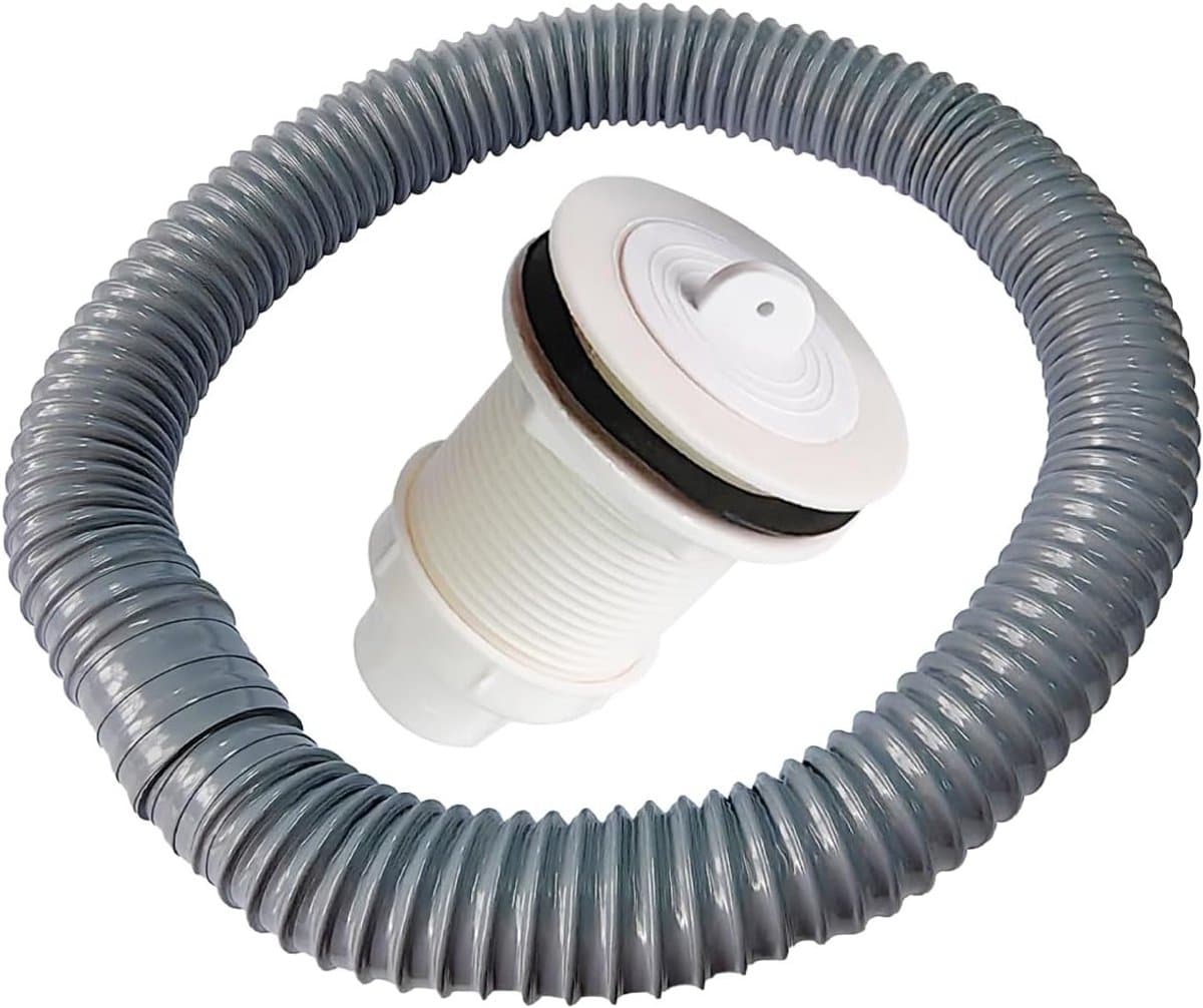 Flexibele Afvoerleiding voor Keuken en Badkamer, 64mm Aansluiting voor Afvoer en Drainage, Ideaal voor Sanitair en Verbouwingen — afbeelding 1