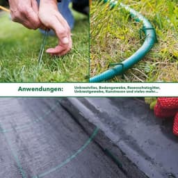 Grondankers - Bevestigingsharingen Tuin - Tuin Vastzetten - Roestbestendig IJzerdraad - 300 Stuks - Groen Zilver — thumbnail 5