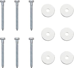 vidaXL - Aardanker - 6 - pcs - Zilverkleurig - Ø10 - x - 50 - cm - Gegalvaniseerd - Metaal — thumbnail 5