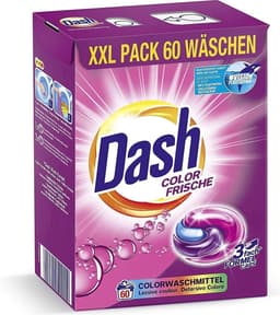 Dash 3in1 Pods - Color Fris - Wasmiddelcapsules - Voordeelverpakking 4 x 60 Wasbeurten - Waspods — thumbnail 2