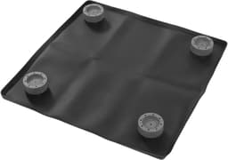 Lekbak met Opstaande Rand - Apparaat Mat - Voorkom Waterschade - Voedselveilige Siliconen - 35 x 22 cm - Grijs — thumbnail 5