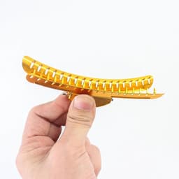 Metalen Haarspelden - Haarclips Grip - Kapsels Stylen - Aluminium Punt - 6 Stuks - Zilverkleurig — thumbnail 2