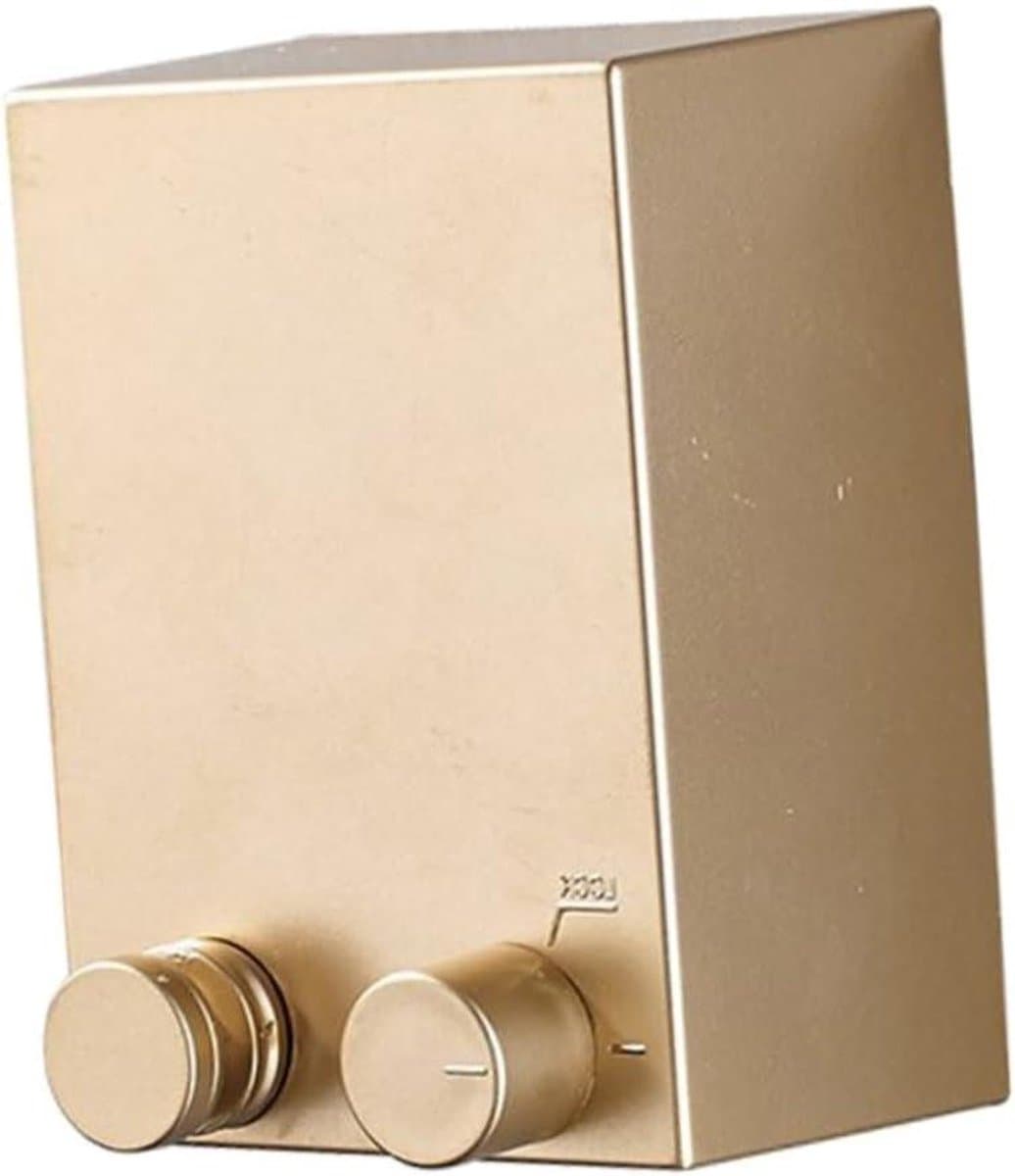 Uittrekbare Waslijn - Drooglijn Binnen - Kleding Drogen - Geen Boren Installatie - 8x5.5x11cm - Goud — afbeelding 1